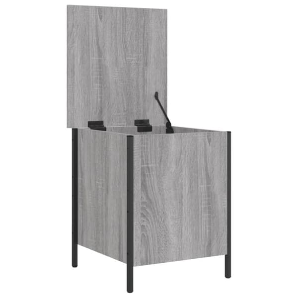 vidaXL Oppbevaringsbenk grå sonoma 40x42,5x50 cm konstruert tre
