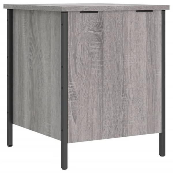 vidaXL Oppbevaringsbenk grå sonoma 40x42,5x50 cm konstruert tre