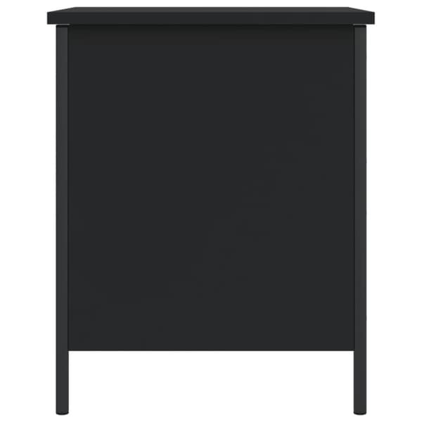 vidaXL opbevaringsbænk 40x42,5x50 cm konstrueret træ sort