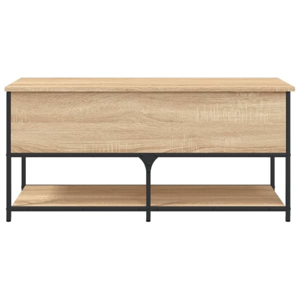 vidaXL Säilytyspenkki Sonoma-tammi 100x42,5x47 cm tekninen puu