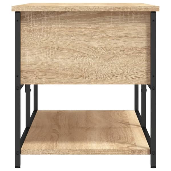 vidaXL Säilytyspenkki Sonoma-tammi 100x42,5x47 cm tekninen puu