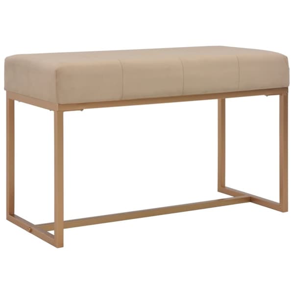 Penkki, 80 cm, beige, sametti