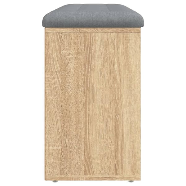 skobænk 102x32x50 cm konstrueret træ sonoma-eg