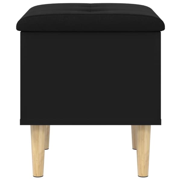opbevaringsbænk 42x42x46 cm konstrueret træ sort