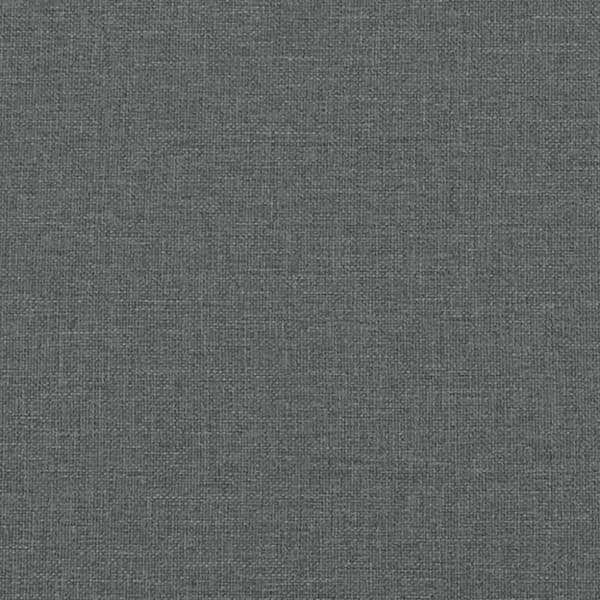 opbevaringsskammel 110x45x49 cm stof mørkegrå