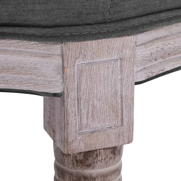 Eteisen penkki, massiivipuuta, 150x40x48 cm, tummanharmaa