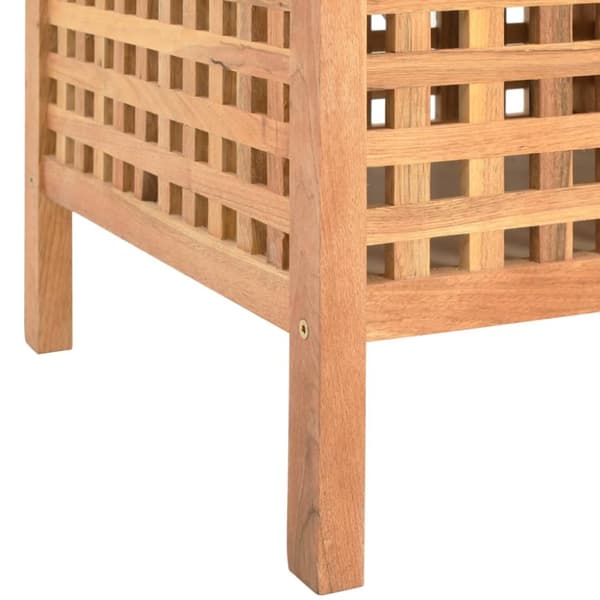 Penkki säilytystilalla, 93x49x49 cm, massiivi pähkinäpuuta