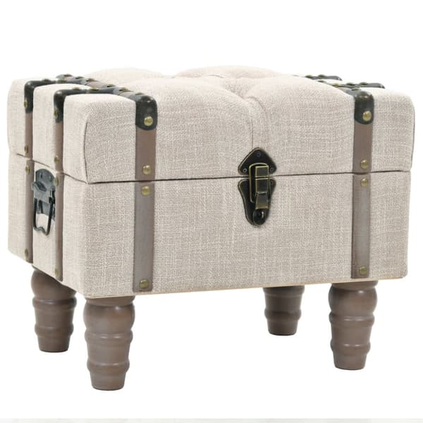 Förvaringsbänk set 3 delar massivt trä och stål 112x37x45 cm
