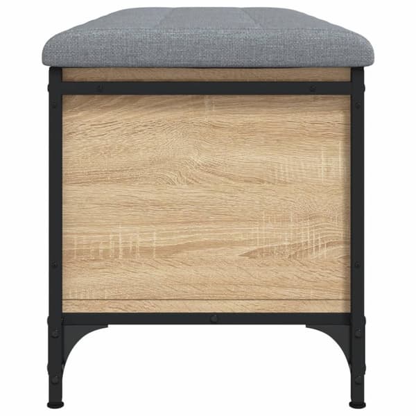 Penkki säilytystilalla, Sonoma tammi, 102x42x45 cm
