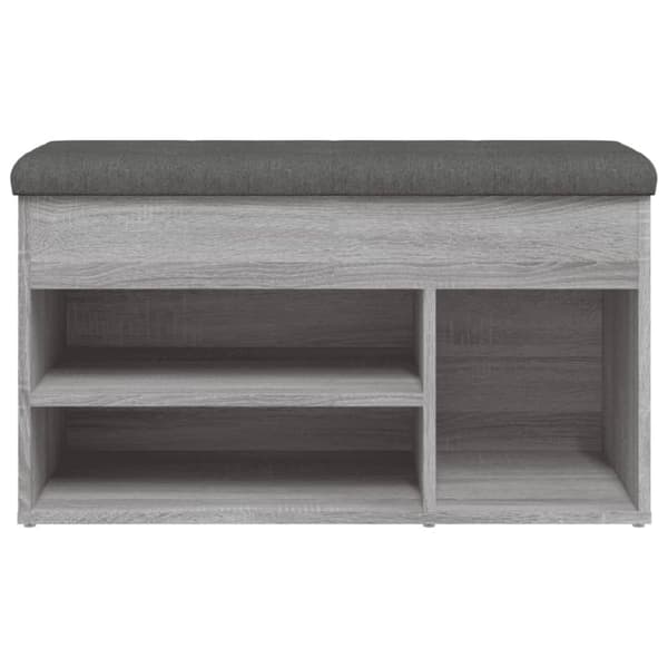 Kenkäpenkki, harmaa Sonoma tammi, 82x32x45,5 cm