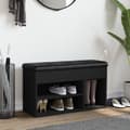 Pikkukuva 3 / 10: Kenkäpenkki, musta, 82x32x45,5 cm, puupohjainen materiaali