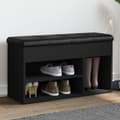 Pikkukuva 1 / 10: Kenkäpenkki, musta, 82x32x45,5 cm, puupohjainen materiaali
