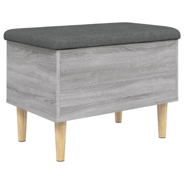 Säilytyspenkki harmaa Sonoma 62x42x46 cm tekninen puu