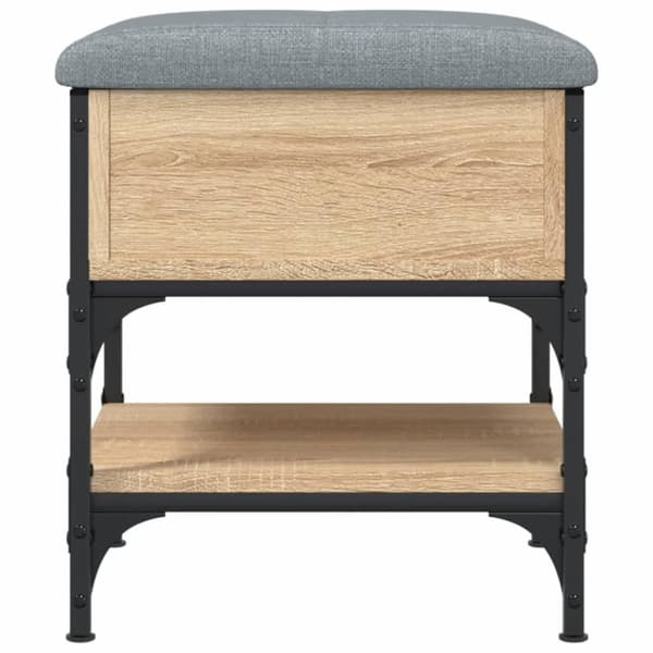 skobænk 42x42x45 cm konstrueret træ sonoma-eg