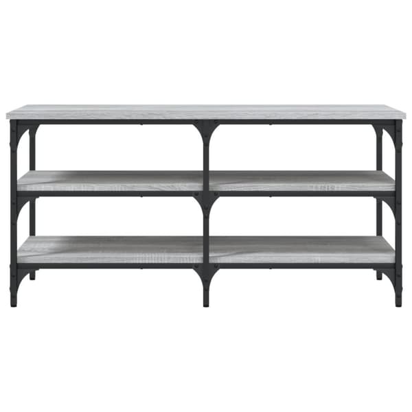 skobænk 100x38,5x49 cm konstrueret træ grå sonoma-eg