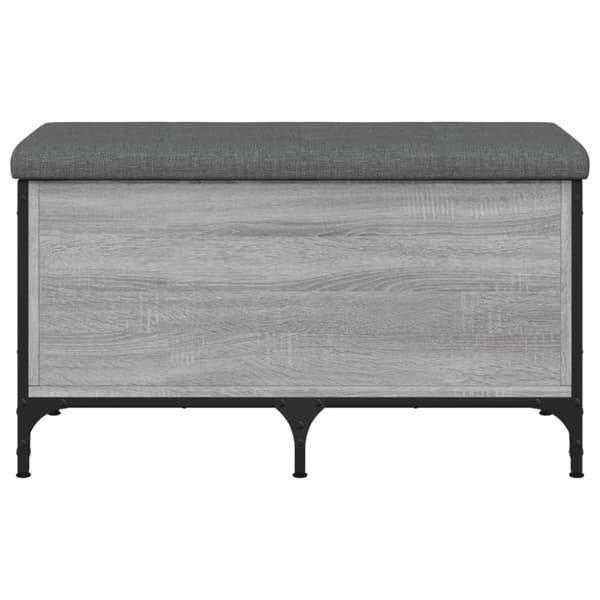 skobænk 82x42x45 cm konstrueret træ grå sonoma-eg