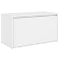 Miniatyrbillede 3 af 9: vidaXL entrébænk 80x40x45 cm spånplade hvid -  Opbevaringsbænke