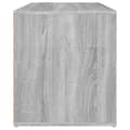 Pikkukuva 9 / 10: vidaXL Eteisen penkki 80x40x45 cm harmaa Sonoma tekninen puu -  Eteis- & säilytyspenkit