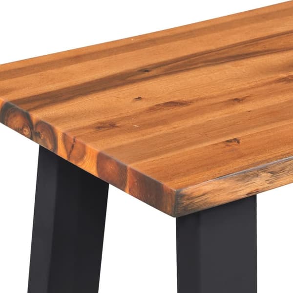 vidaXL Penkki kiinteä akaasiapuu 160 cm - Eteis- & säilytyspenkit