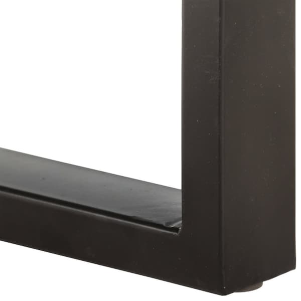 vidaXL Penkki 110 cm uusiokäytetty puu ja teräs - Eteis- & säilytyspenkit