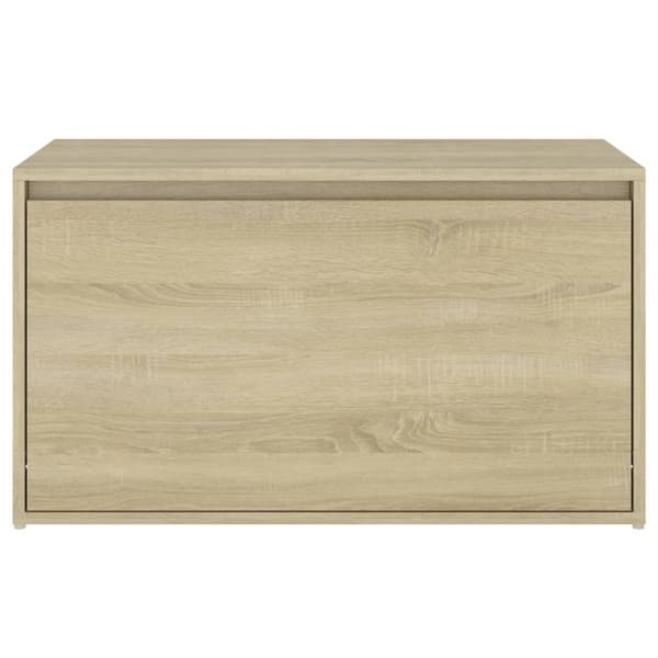 The Living Store entrébænk 80x40x45 cm spånplade sonoma-eg -  Opbevaringsbænke