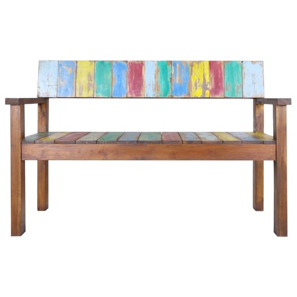The Living Store Penkki 115 cm kierrätetty täyspuu -  Eteis- & säilytyspenkit