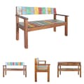 Pikkukuva 1 / 11: The Living Store Penkki 115 cm kierrätetty täyspuu -  Eteis- & säilytyspenkit