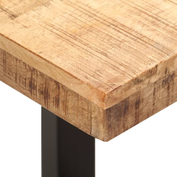 Eteis- & säilytyspenkit - Living Penkki 110 cm karkea mangopuu ja teräs