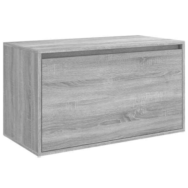 Förvaringsbänkar & hallbänkar - Living Hallbänk 80x40x45 cm grå sonoma-ek konstruerat trä
