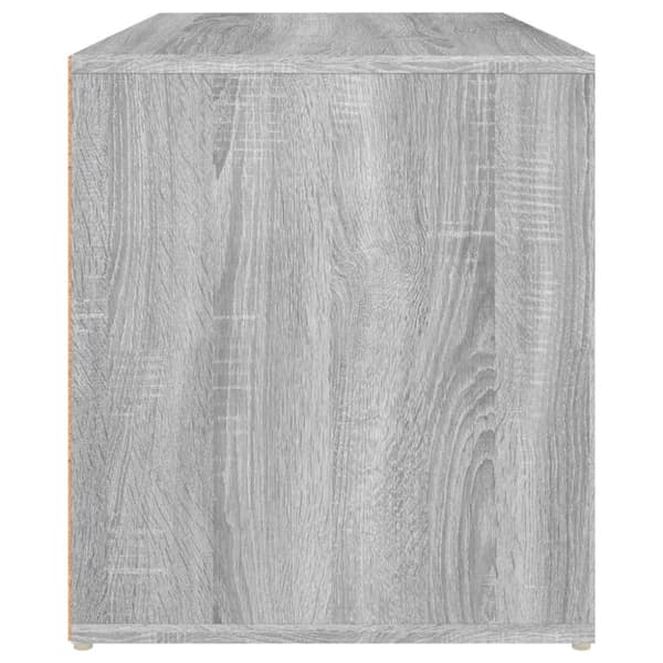 Förvaringsbänkar & hallbänkar - Living Hallbänk 80x40x45 cm grå sonoma-ek konstruerat trä