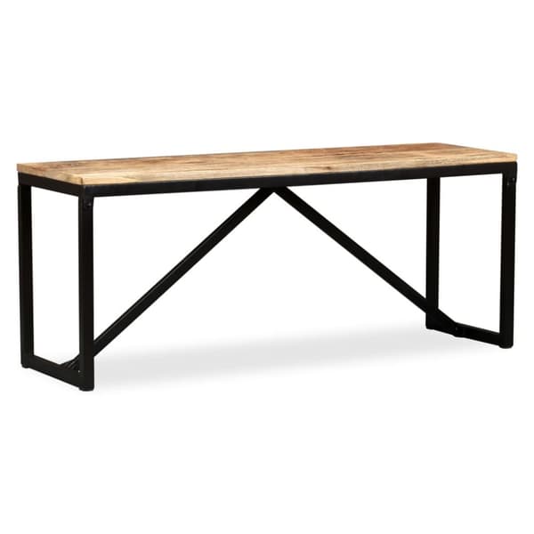 Penkki kiinteä mangopuu 110x35x45 cm - Penkki - Penkit - Home & Living