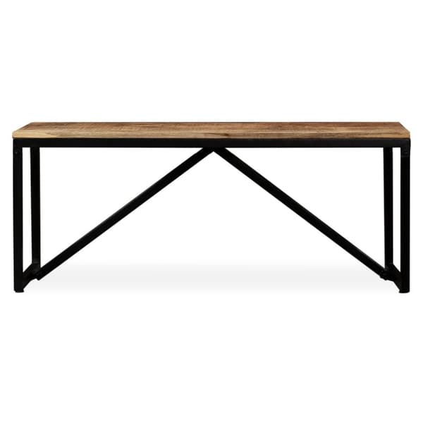 Penkki kiinteä mangopuu 110x35x45 cm - Penkki - Penkit - Home & Living