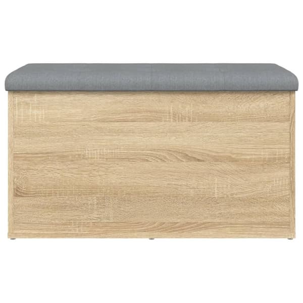 Förvaringsbänk sonoma-ek 82x42x45 cm konstruerat trä