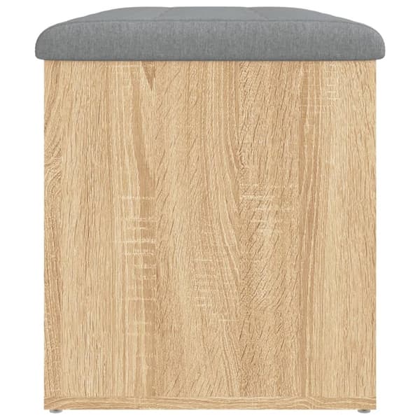 Förvaringsbänk sonoma-ek 82x42x45 cm konstruerat trä