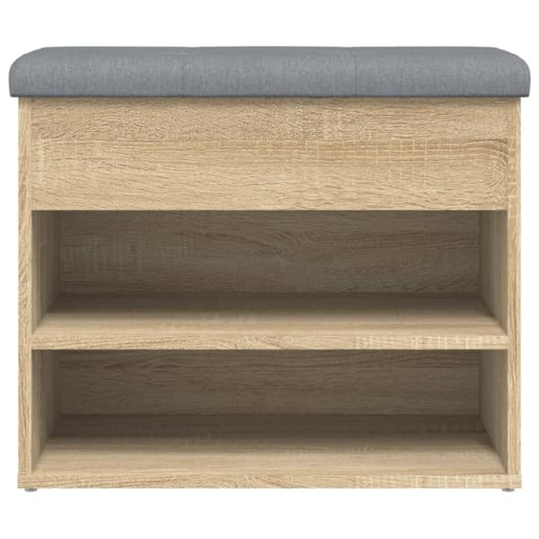 Skobänk sonoma-ek 62x32x50 cm konstruerat trä