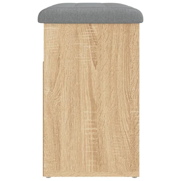 Skobänk sonoma-ek 62x32x50 cm konstruerat trä