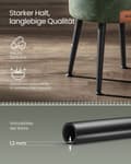 Pikkukuva 5 / 9: Rootz Forest Green Steel -retkeilypenkki - Säilytyspenkki - Ulkoistuimet - Erittäin elastinen vaahto - PU-synteettinen nahka - Vaneri - 38,2 cm x 44,4