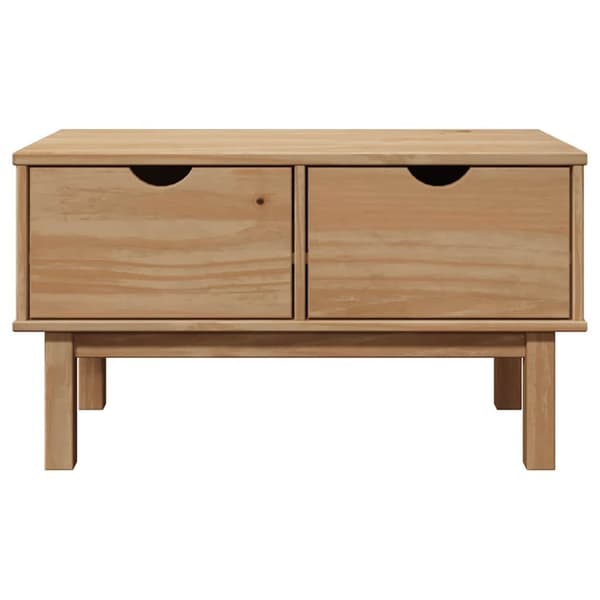 vidaXL entrébænk OTTA 80x40x45 cm massivt fyrretræ