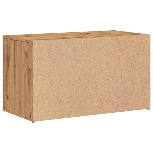 vidaXL Gangbenk 80x40x45 cm artisan eik konstruert tre