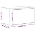 Miniatyrbilde 11 av 11: vidaXL Gangbenk 80x40x45 cm artisan eik konstruert tre