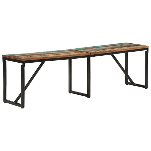Penkki 160x35x46 cm täysi kierrätetty täyspuu