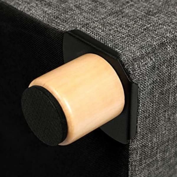 Förvaringspall på ben, hopfällbar L38 cm - Grå