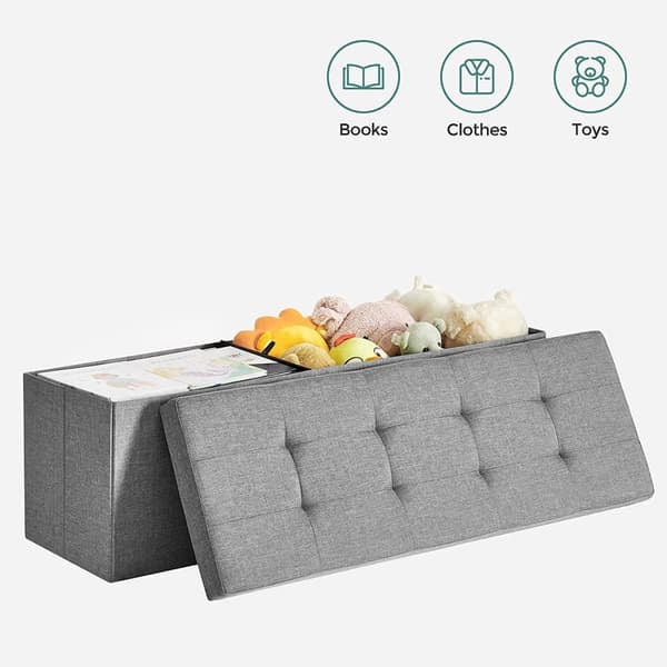 Förvaringslåda med 2 invändiga fack - L110 cm