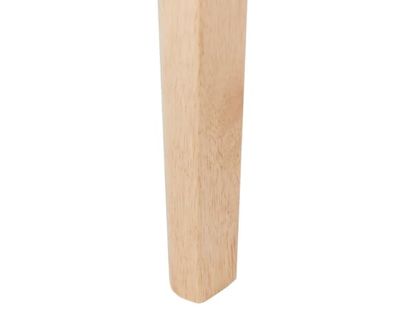 Spisebordsbænk Lyst Træ Grå Polyester 122 x 40 cm Bænk til Spisebord Polstret Sæde Rektangulær Retro Træbænk Klassisk Design