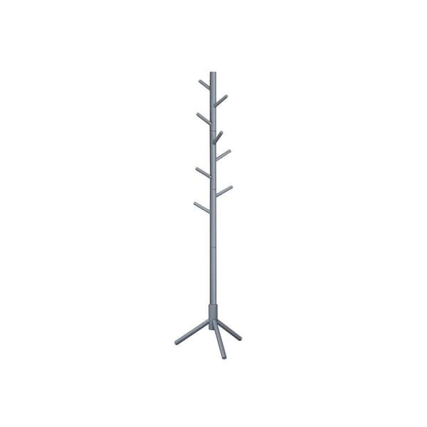 Frakke rack - justerbar - træ - sort