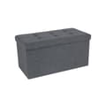 Miniatyrbillede 9 af 11: Sofa - 80 l - sammenfoldelig - 300 kg - 76 x 38 x 38 cm - lysegrå