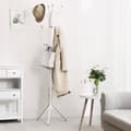 Miniatyrbillede 3 af 7: Frakke rack - robust - metal - 182 cm - hvid