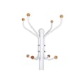 Miniatyrbillede 5 af 7: Frakke rack - robust - metal - 182 cm - hvid