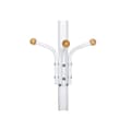 Miniatyrbillede 6 af 7: Frakke rack - robust - metal - 182 cm - hvid