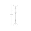Miniatyrbillede 7 af 7: Frakke rack - robust - metal - 182 cm - hvid